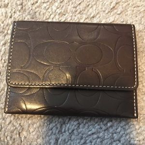 Authentic Coach Card Case